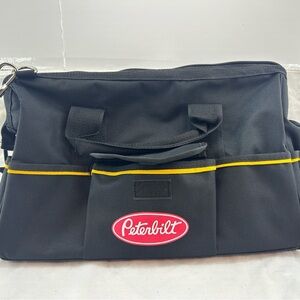 Peterbilt Tool Bag Black Duel Carry Handles With Adjustable Shoulders Strap